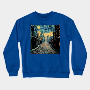 Starry Night in Diagon Alley Crewneck Sweatshirt